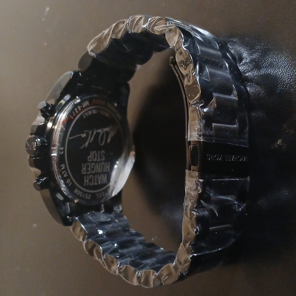 Michael Kors Black Chronograph Dial Watch - Picture 7 of 11